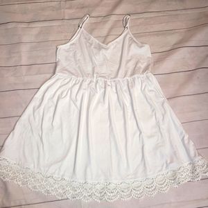 Withe strap dress